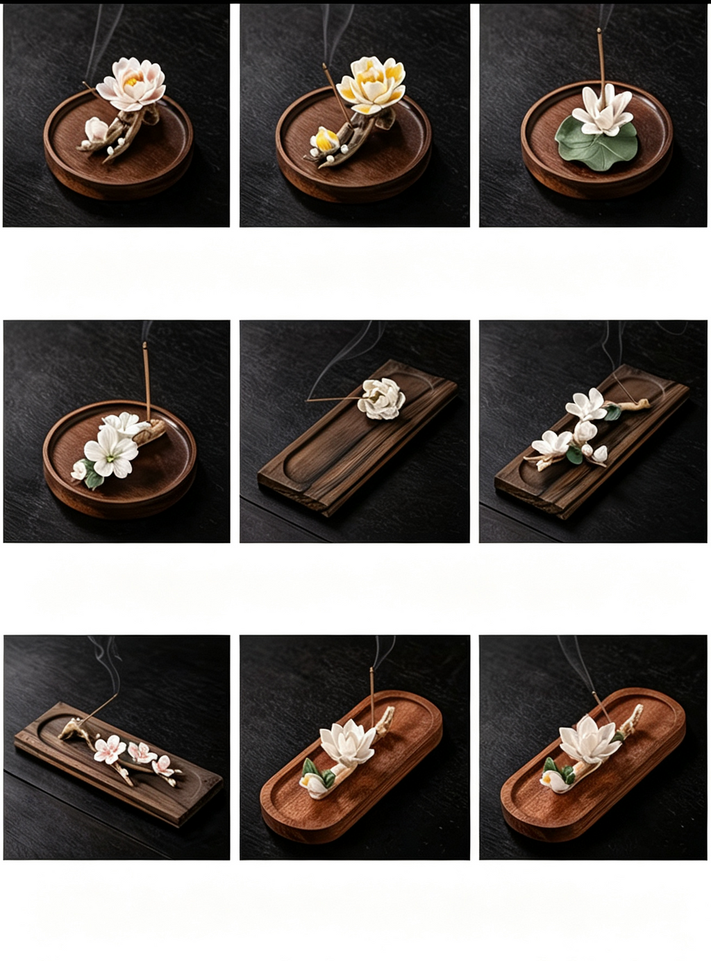 Floral Incense Holder