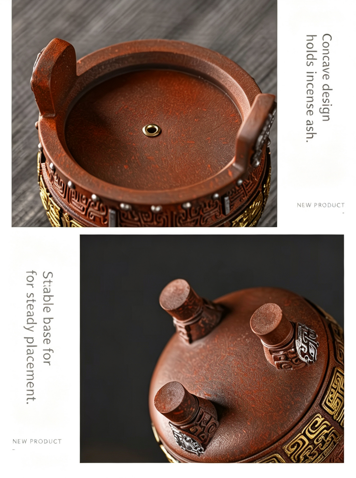 Three-Legged Ding Incense Holder