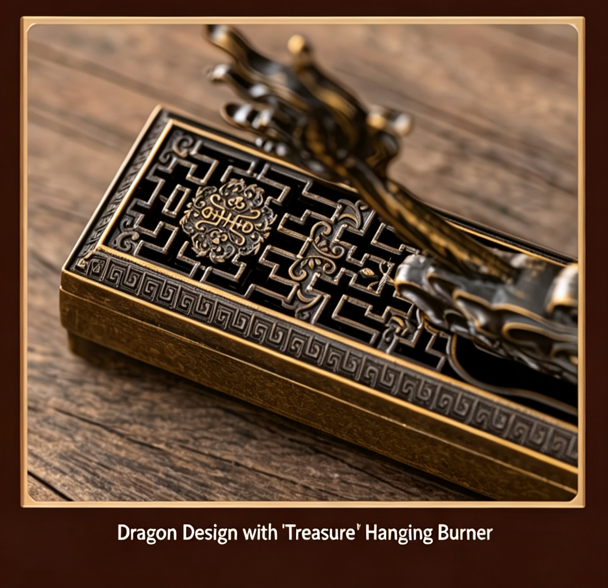 Auspicious Dragon Hanging Incense Holder