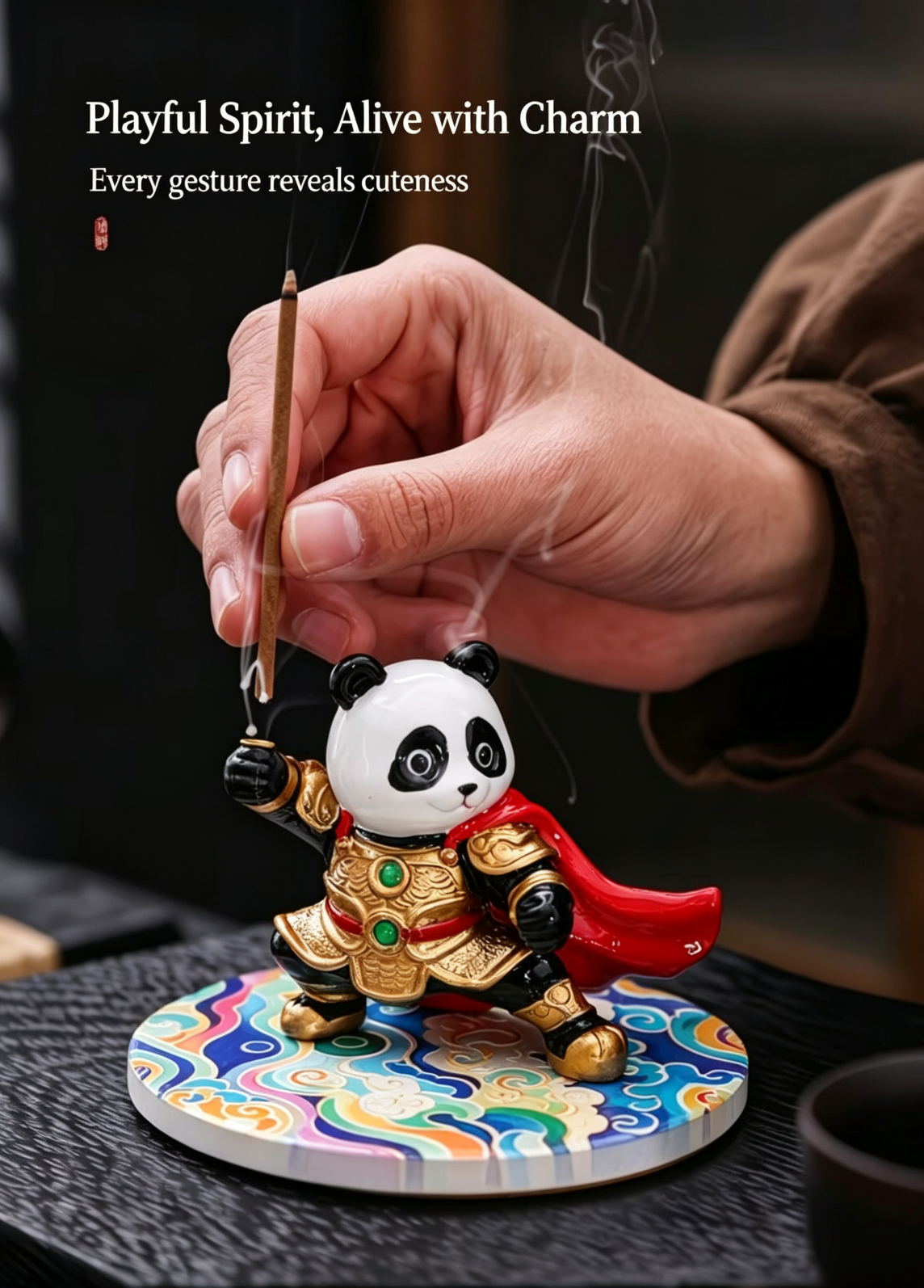 Kung Fu Panda Incense Holder